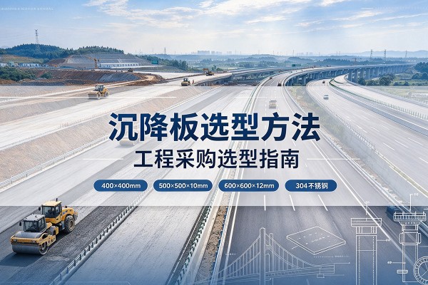 皮山沉降板选择方法